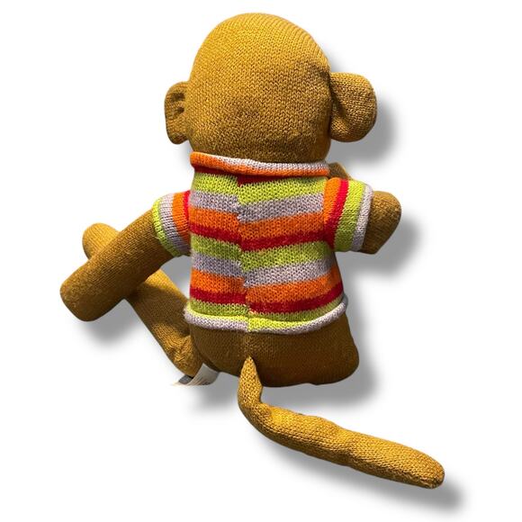 Dan Dee Plush Sock Monkey Stuffed Animal Shower Stripe Nursery Shower Gift 19" - Picture 8 of 14